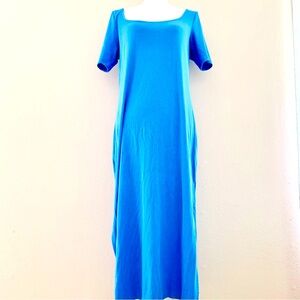 Old Navy Light Blue Ribbed Women's Dress